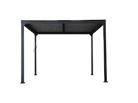 Zelfdragende bioklimatologische pergola first ii aluminiumantracietgrijs, 9m² - afbeelding 12 van  15