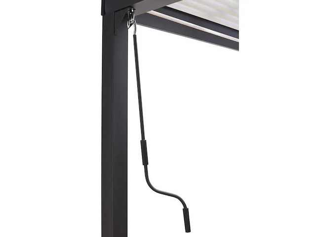 Zelfdragende bioklimatologische pergola first ii aluminiumantracietgrijs, 9m² - afbeelding 13 van  15