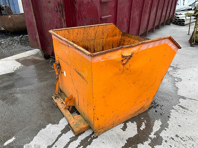 Zelfkiepende heftruckcontainer - afbeelding 5 van  8