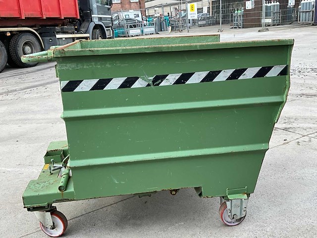 Zelfkiepende heftruckcontainer - afbeelding 4 van  12