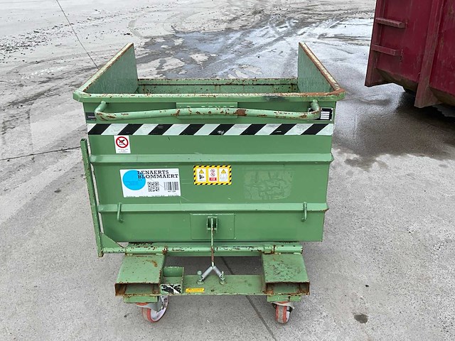 Zelfkiepende heftruckcontainer - afbeelding 5 van  12