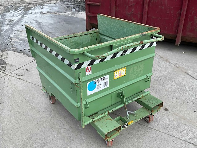 Zelfkiepende heftruckcontainer - afbeelding 7 van  12