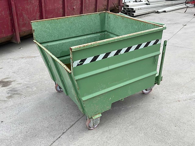 Zelfkiepende heftruckcontainer - afbeelding 10 van  12