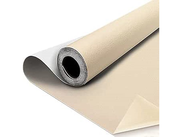 Zelfklevend kunstleer 60*300cm beige - afbeelding 1 van  2