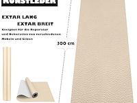 Zelfklevend kunstleer 60*300cm beige - afbeelding 2 van  2