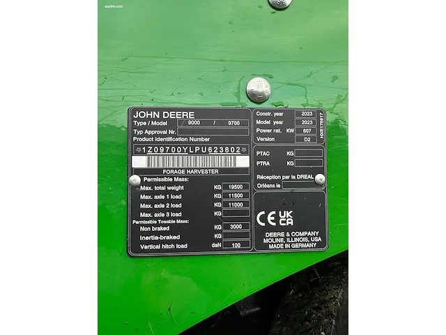 Zelfrijdende veldhakselaar john deere 9700i - afbeelding 4 van  16