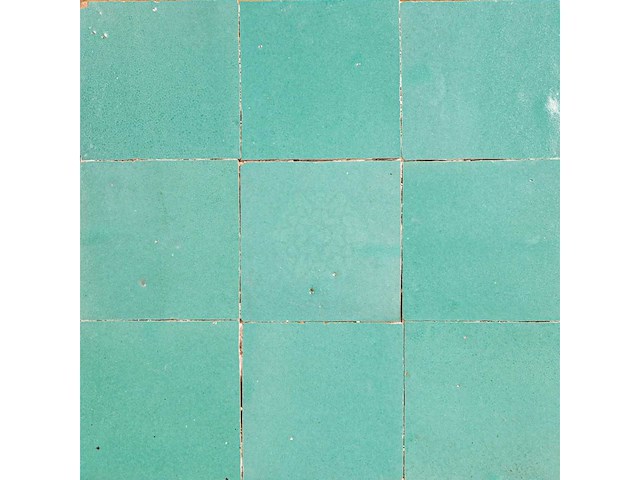 Zellije glazed light green 10x10 cm - wandtegel 10m² - afbeelding 1 van  1