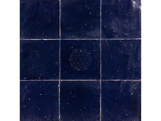 Zellije glazed night blue 10x10 cm - wandtegel 12m² - afbeelding 1 van  1