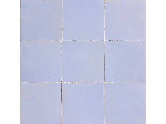 Zellije glazed sky blue 10x10 cm - wandtegel 6m² - afbeelding 1 van  1