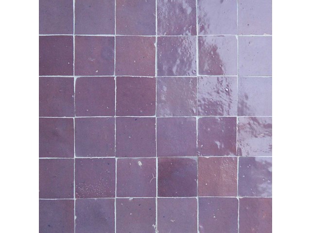 Zellije glazed violet 10x10 cm - wandtegel 6m² - afbeelding 2 van  2