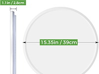 Zemty led plafondlamp (pack van 2) - afbeelding 2 van  6