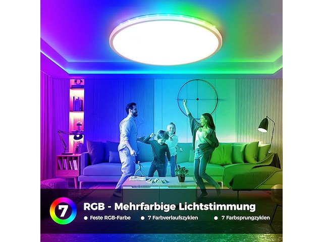 Zemty led plafondlamp (pack van 2) - afbeelding 5 van  6