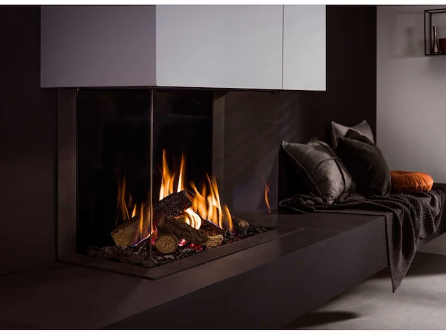 Zen fires - trimline 83 panoramic - gas stove - afbeelding 1 van  1