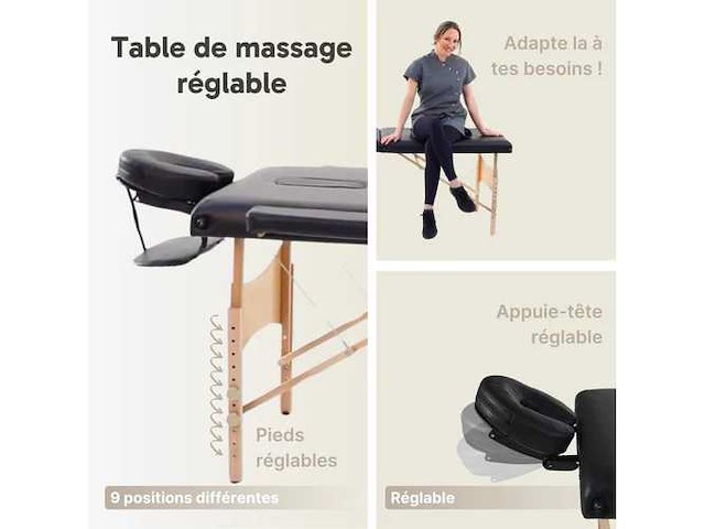 Zengrowth opvouwbare massagetafel - afbeelding 5 van  7