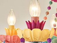 Zenithbeam kleurrijke kristallen kroonluchter - afbeelding 2 van  3