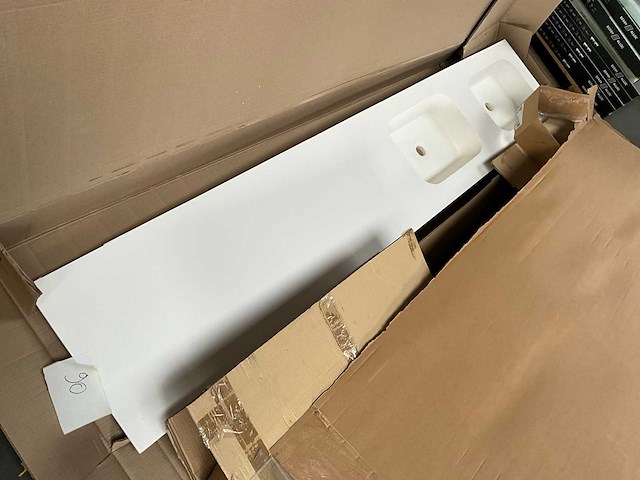Zenon smart solid surface dubbele wastafel - afbeelding 1 van  3