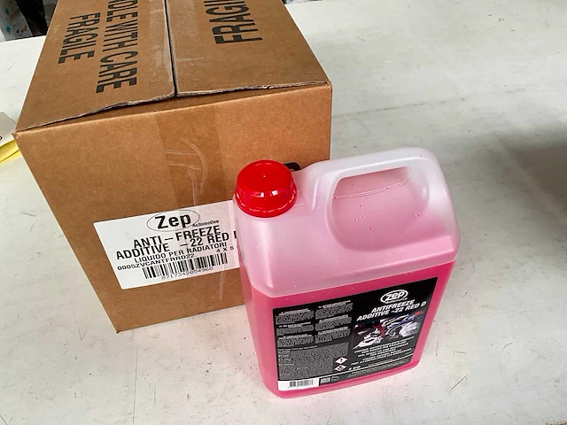 Zep automotive antivries voor koelsystemen met rode koelvloeistof 5kg (4x) - afbeelding 3 van  3