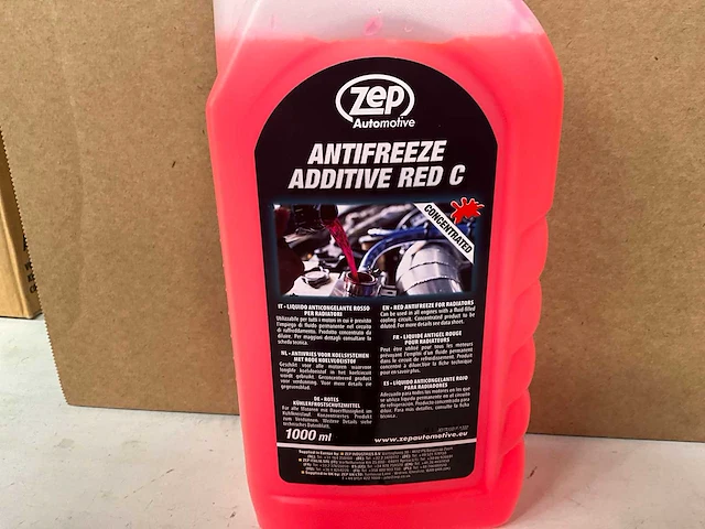 Zep automotive antivries voor koelsystemen met rode vloeistof 1000ml (12x) - afbeelding 3 van  4