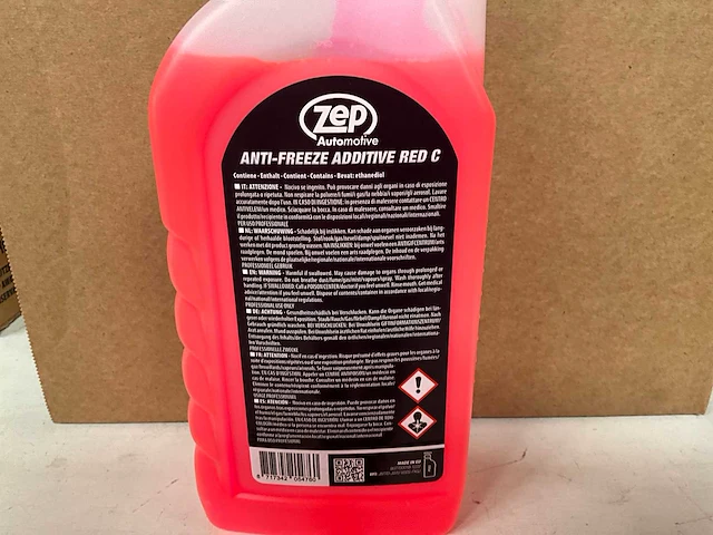 Zep automotive antivries voor koelsystemen met rode vloeistof 1000ml (12x) - afbeelding 4 van  4