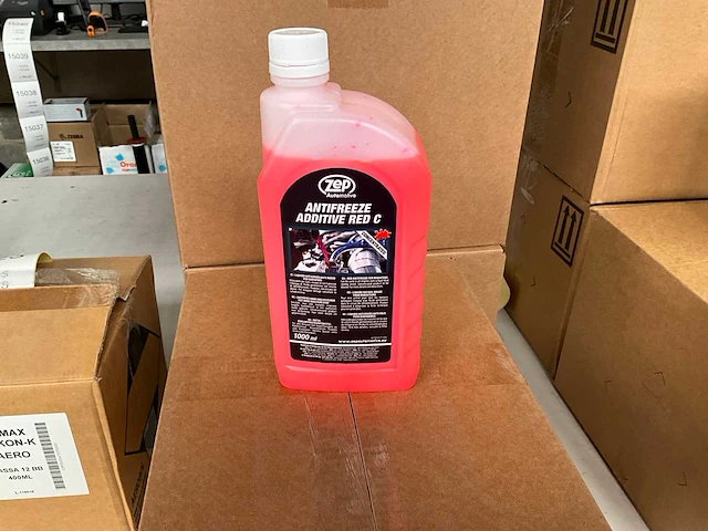 Zep automotive antivries voor koelsystemen met rode vloeistof 1000ml (12x) - afbeelding 1 van  4