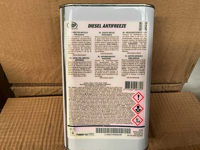 Zep automotive antivriesadditief voor diesel 1 liter (12x) - afbeelding 4 van  4