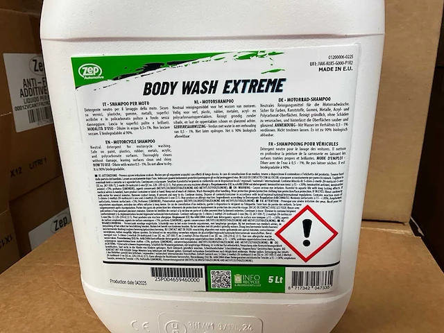 Zep automotive motorshampoo 5 liter (4x) - afbeelding 3 van  4