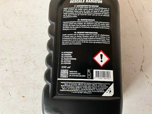 Zep automotive radiateur ontkalker 250ml (15x) - afbeelding 4 van  4