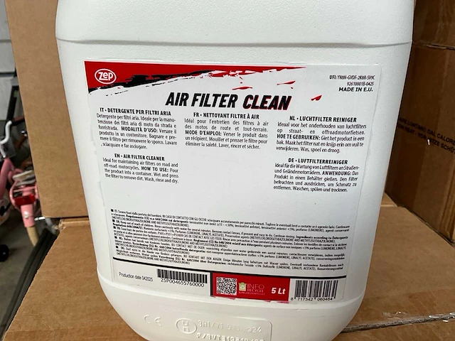 Zep luchtfilter reiniger 5 liter (4x) - afbeelding 3 van  3