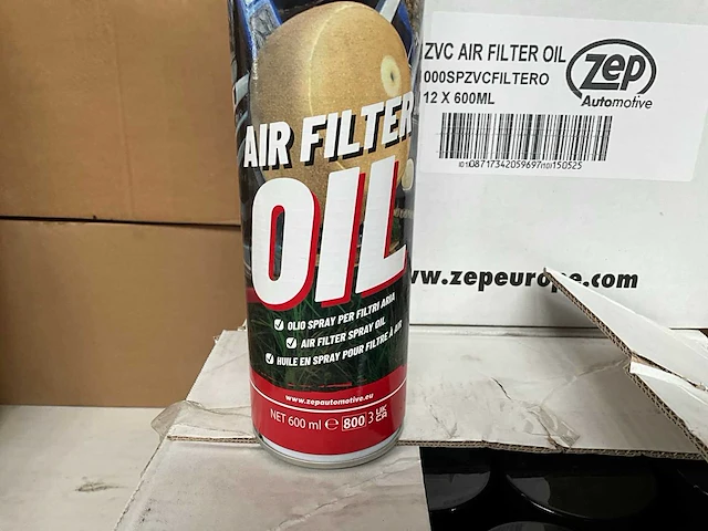 Zep luchtfilter sprayolie 600ml (12x) - afbeelding 2 van  5