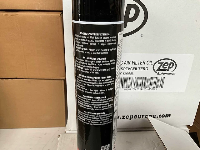 Zep luchtfilter sprayolie 600ml (12x) - afbeelding 3 van  5