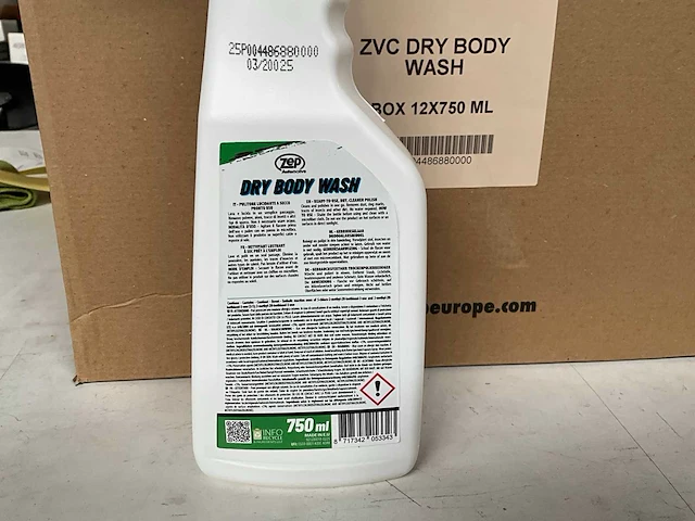Zep vehicle care gebruiksklaar droogglansmiddel 750ml (12x) - afbeelding 4 van  4