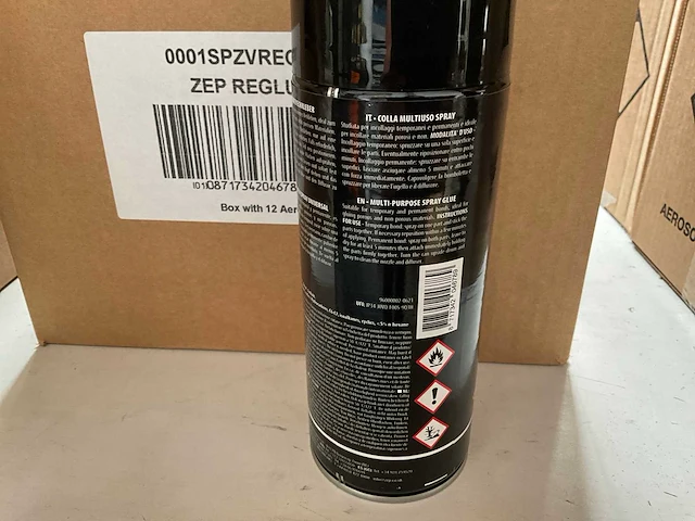 Zep vehicle care multifunctionele lijmspray 400ml (12x) - afbeelding 4 van  4