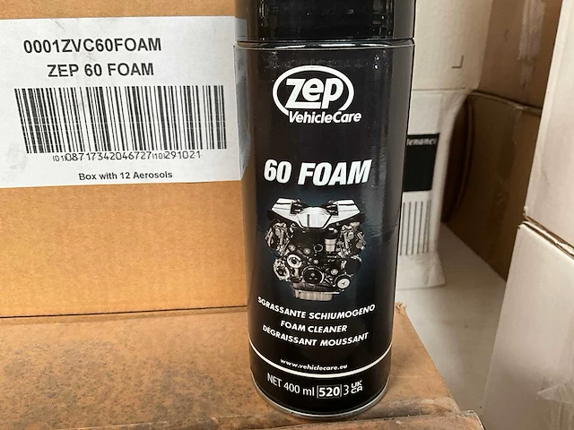 Zep vehicle care ontvetterschuim voor motoren 400ml (12x) - afbeelding 2 van  4
