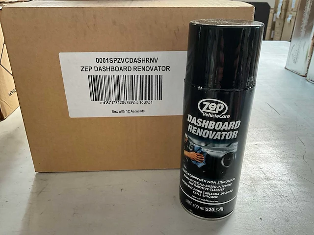 Zep vehicle care siliconenvrije cockpitspray 400ml (12x) - afbeelding 1 van  3
