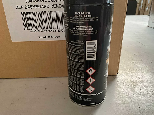 Zep vehicle care siliconenvrije cockpitspray 400ml (12x) - afbeelding 3 van  3