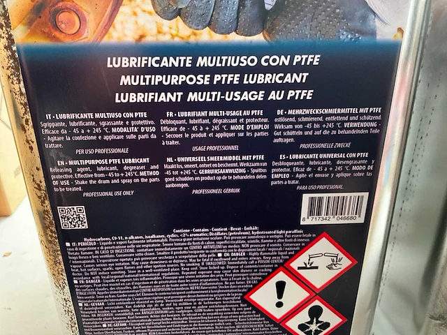 Zep vehicle care universeel smeermiddel met ptfe 5 liter (4x) - afbeelding 3 van  6