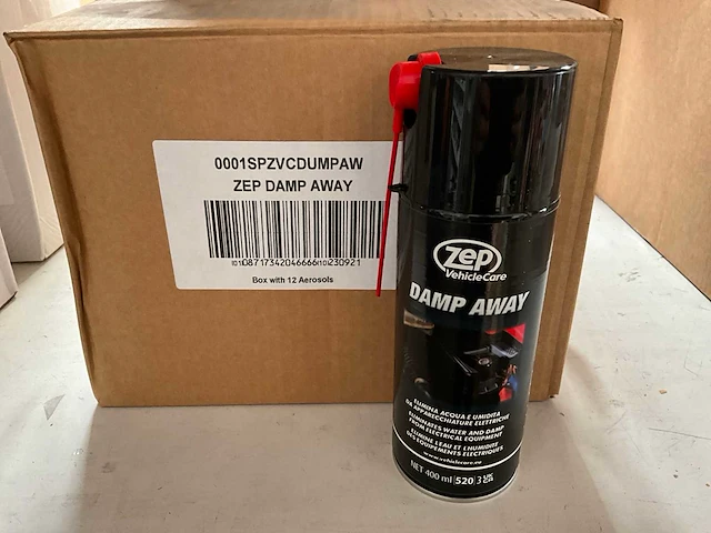 Zep vehicle care water- en vochtverdrijver voor elektrische apparatuur 400ml (12x) - afbeelding 1 van  4