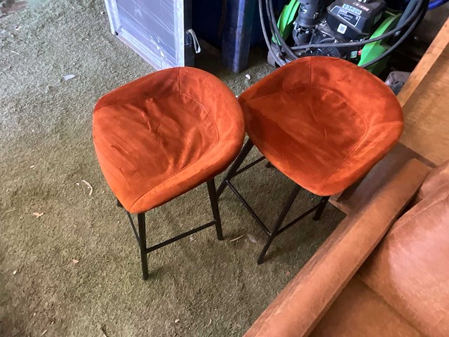 Zetel & 2x barstoelen - afbeelding 3 van  3