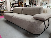 Zetel – grote 2-zit | teddystof met verstelbare rugleuning - afbeelding 2 van  5