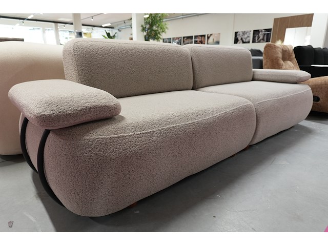 Zetel – grote 2-zit | teddystof met verstelbare rugleuning - afbeelding 4 van  5
