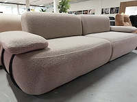 Zetel – grote 2-zit | teddystof met verstelbare rugleuning - afbeelding 4 van  5