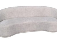 Zetel mk-3131 maude 2+3-zit in lichtgrijze stof - afbeelding 1 van  2