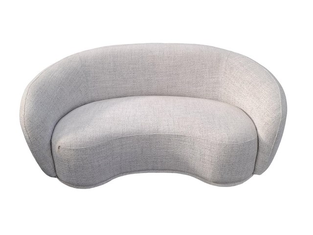 Zetel mk-3131 maude 2+3-zit in lichtgrijze stof - afbeelding 2 van  2