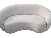 Zetel mk-3131 maude 2+3-zit in lichtgrijze stof - afbeelding 2 van  2