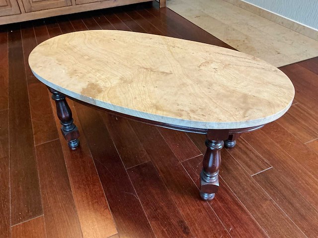 Zetel + staanlamp + salontafel - afbeelding 6 van  17