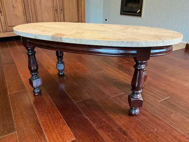 Zetel + staanlamp + salontafel - afbeelding 7 van  17