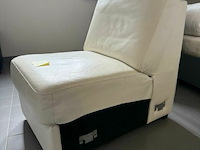 Zetel wit leer - afbeelding 2 van  3