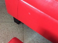 Zeteltje + voetbank ( rood) - afbeelding 3 van  3