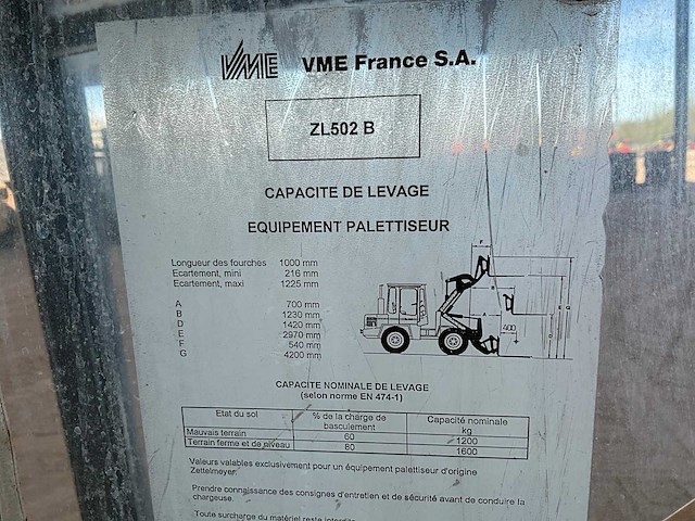 Zettelmeyer zl 502b wiellader - afbeelding 11 van  19