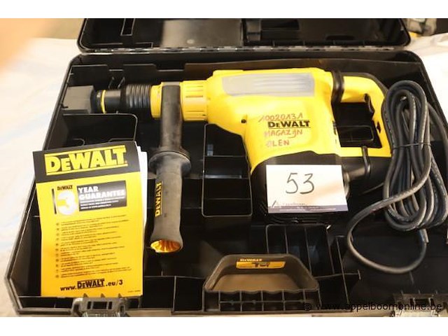 Zgan boorhamer dewalt d25614-qs - afbeelding 1 van  4